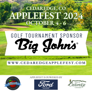 Applefest 2024 Golf Tournament with Big John's Sponsor logo.